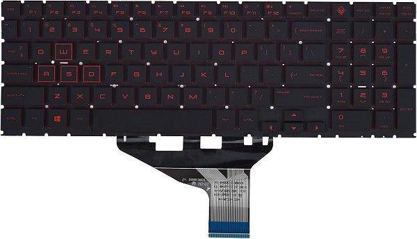 Laptop Keyboards-HP OMEN 15-DC 15-DH 15T-DC 17-CB-Black - Red-Original With Backlit- (HIF500)