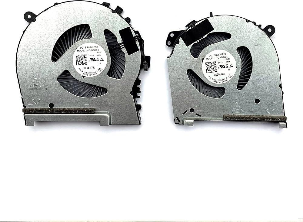 Laptop Fan-HP L64443-001 ND8CC01 - HP OMEN 15-DH 15T-DH -CPU&GPU Fan-12V-4Pins- (HIF300)