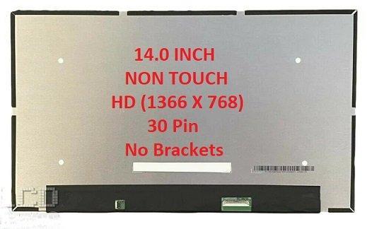 Laptop Screen Modules-14.0 Inch Frameless-HD (1366x768)-30Pin Video Connector-No Brackets-Built-In Board-1 Month Warranty- (HIF300)
