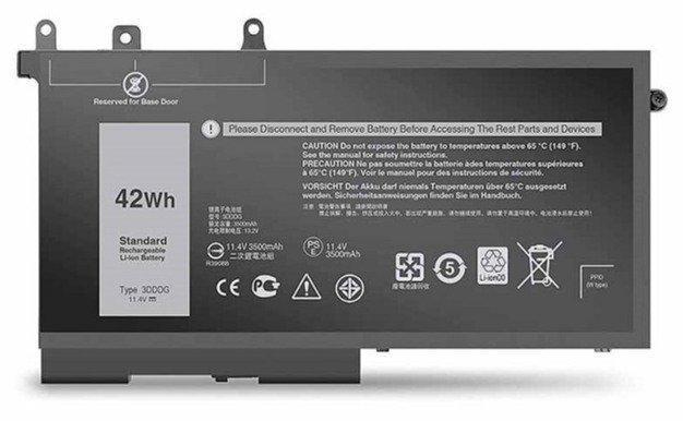 Laptop Batteries- DELL 3DDDG , DELL 93FTF -DELL Latitude 5280 5290 5480 5490 5580 5590 Precision 3520 3530-Grade A-ضمان شهر- (HIF100)