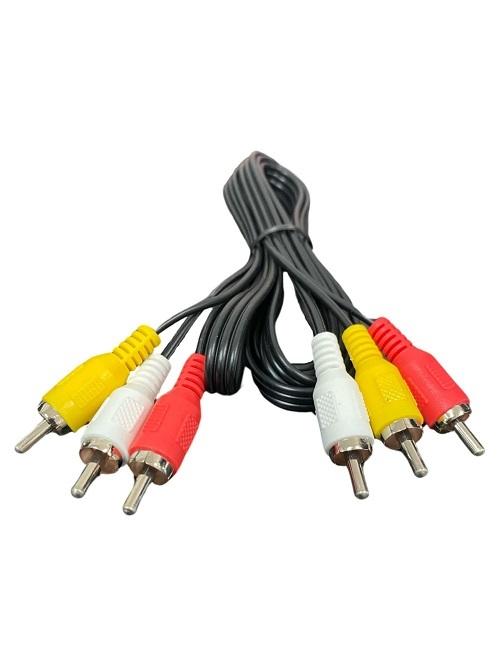 Point AV Cable 3RCA to 3RCA 1.5M - Gray