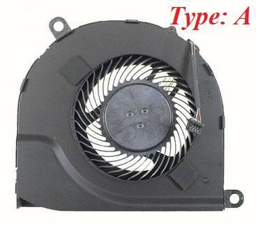 Laptop Fan-DELL Latitude 5480 5580 5490 5491 5495 (TYPE A)- U-Type CPU Series-CPU Fan-5V-4Pins- (HIF200)