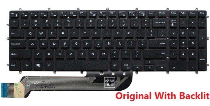 Laptop Keyboards-DELL Inspiron 15 5567 5570 5575 7566 7567 G3 3579 3779 3583 G5 5587 5590 G7 7588 -Black-Original With Backlit- (HIF300)