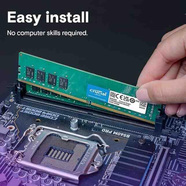Crucial PC RAM 16GB DDR4 3200 MHz CL22