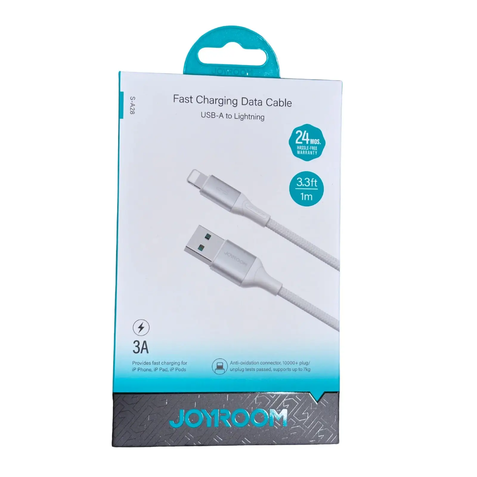 JOYROOM S-A28 USB-A to Lightning 3A Fast Charging Data Cable 1m