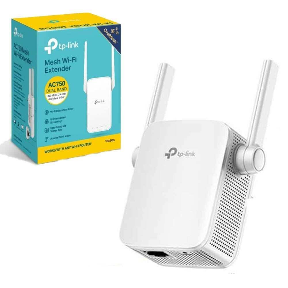 TP-Link RE205 AC750 Dual Band Mesh WiFi Extender