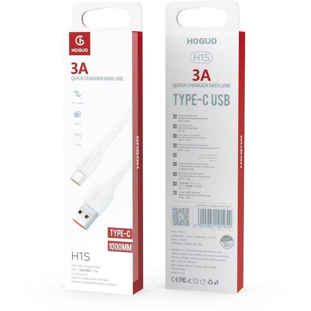 HUGUO H1S USB-A to USB-C DATA Cable - 1m 