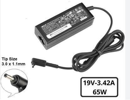 ASUS LENOVO ACER 65W 19V 3.42A (3.0*1.1mm)  Laptop Charger - High Copy ضمان شهر