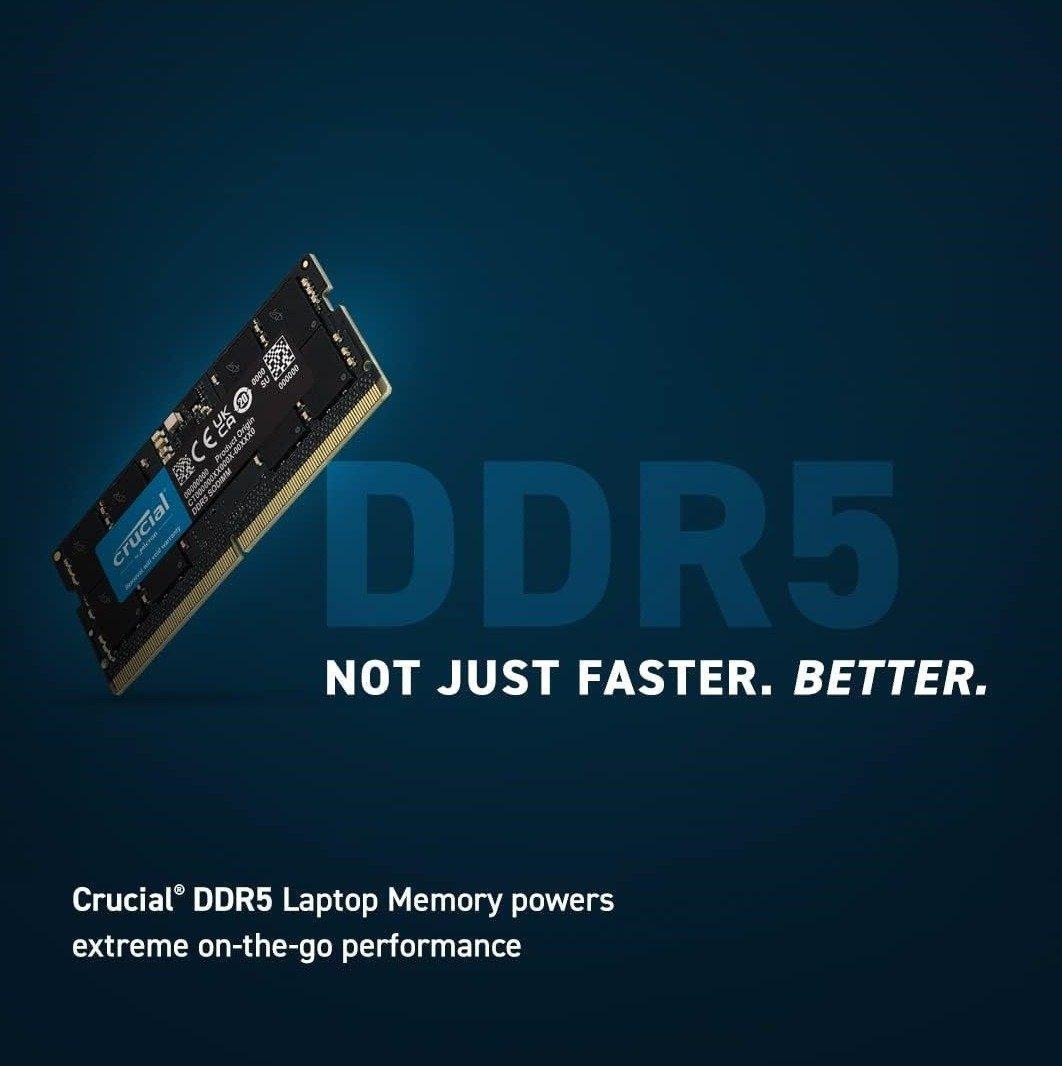 Crucial Laptop RAM DDR5 16GB 4800MHz