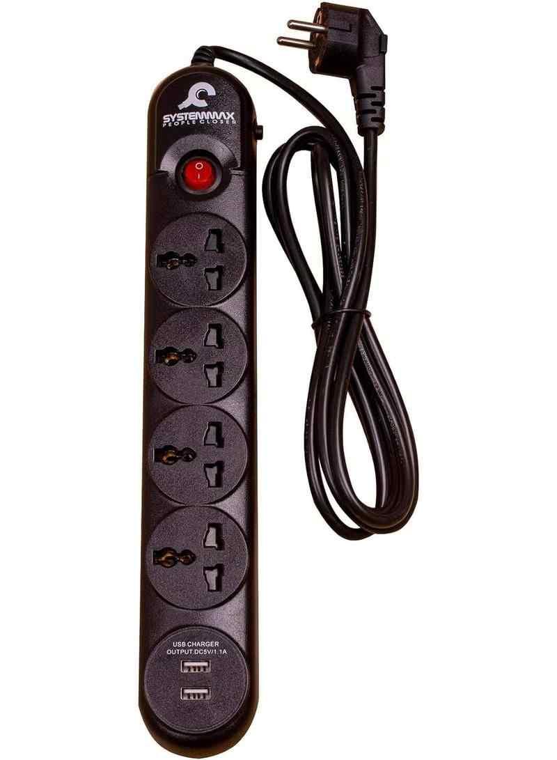 SystemMax SMPG 4P Power Strip