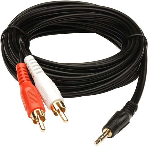 2 RCA to 1 AUX F Long Cable 1.5m Original