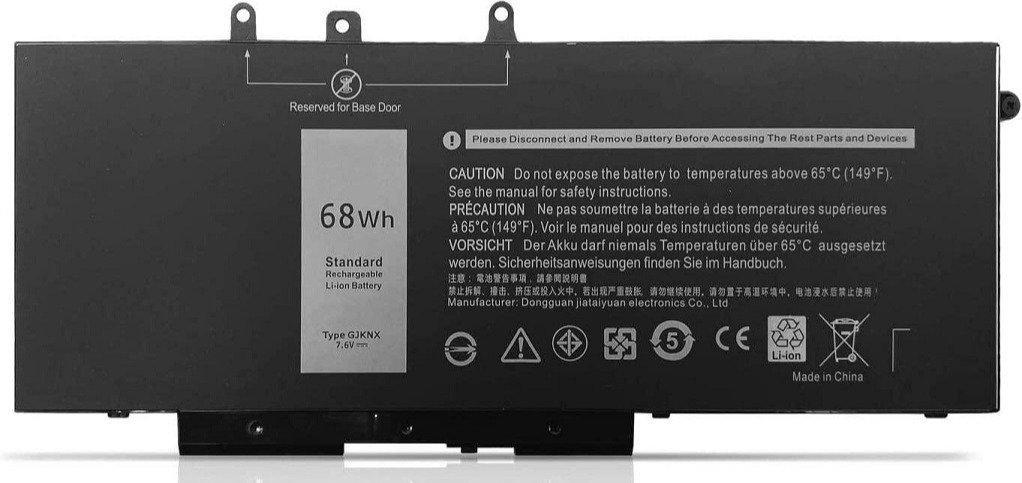 Laptop Batteries-GJKNX-DELL Latitude 5480 5490 5580 5590-7.6V-68Wh-Grade A-ضمان شهر- (HIF100)