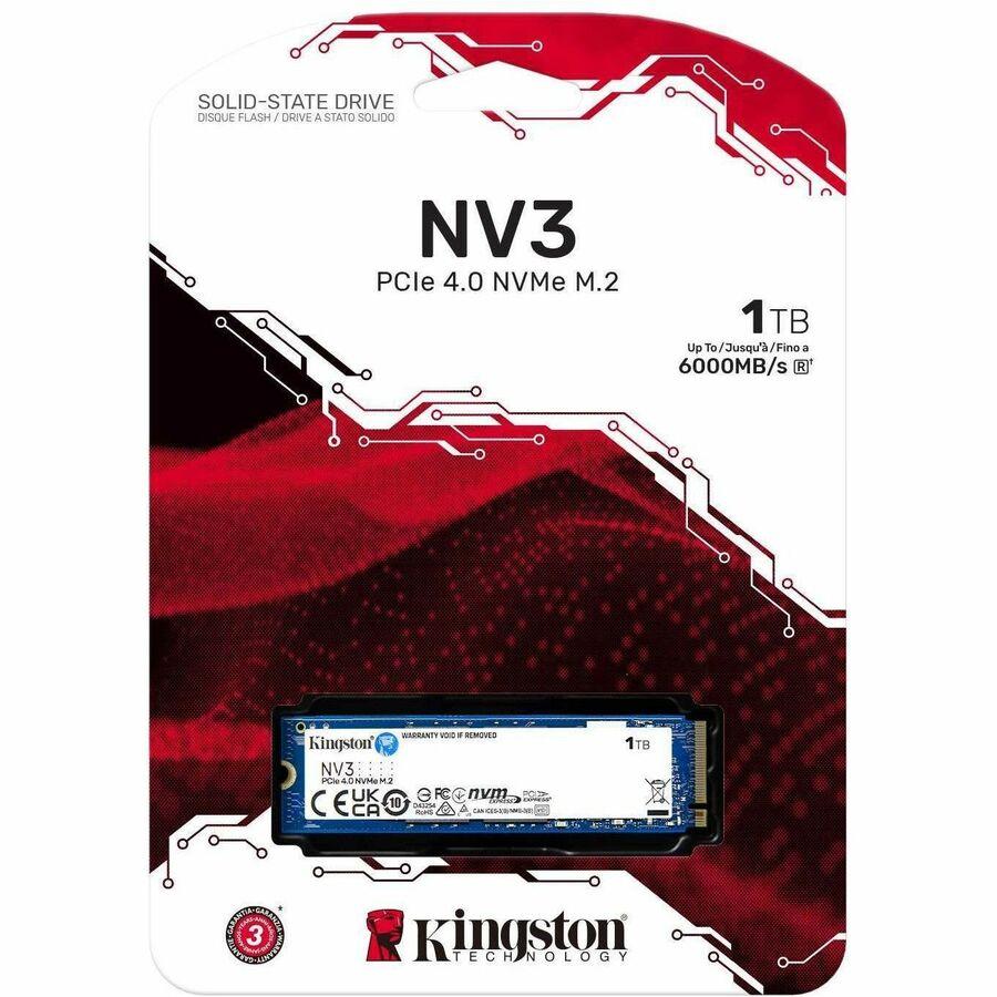 Solid State Drives (SSDs)-KINGSTON NV3-NVMe Gen4-1000GB
