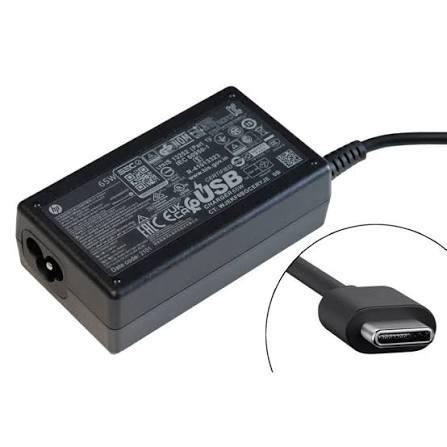 HP 65W Type-C Laptop Charger - (Grade A) ضمان شهر