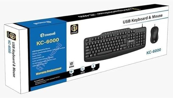 STANDARD - KC-6000 - USB –  COMBO Mouse & Keyboard