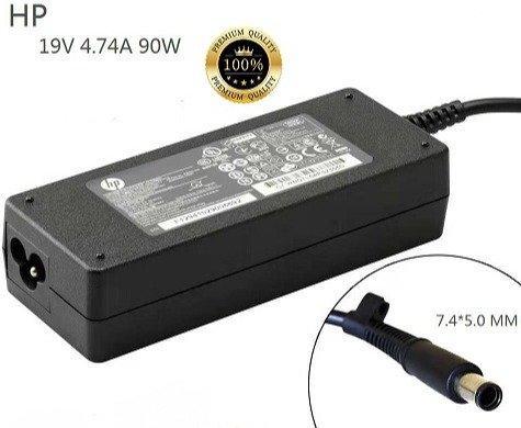 HP 90W 19V 4.74A (7.4*5.0mm) Laptop Charger - High Copy - ضمان شهر