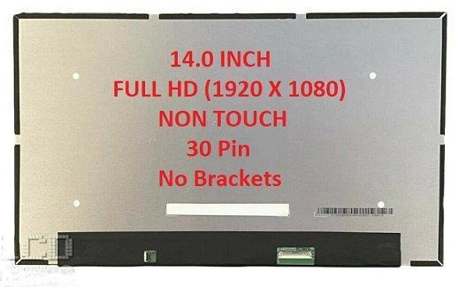 Laptop Screen Modules-14.0 Inch Frameless-FHD (1920x1080)-30Pin Video Connector-No Brackets-Built-In Board-1 Month Warranty- (HIF300)