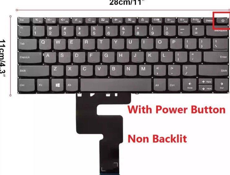 Laptop Keyboards-LENOVO Ideapad 320-14 330-14 V14-ADA V14-ARE V14-IGL V14-IIL V14-IKB V14-IWL yoga 720-15IKB yoga 520-14IKB - (HIF300)