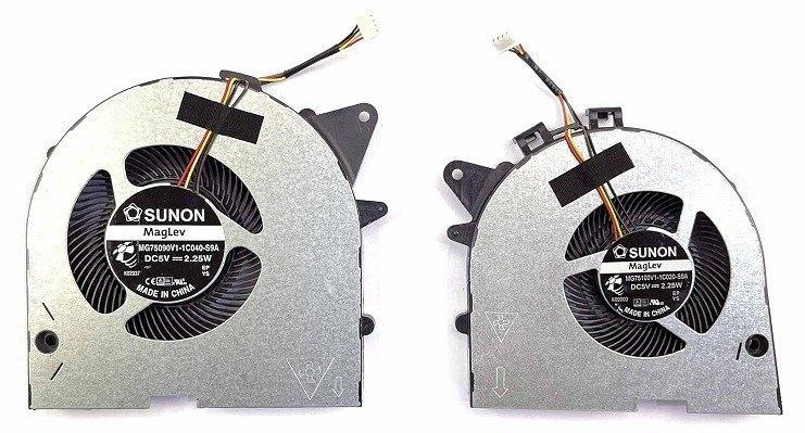 Laptop Fan-LENOVO Legion Y545 81Q6 Y7000P 2019-CPU&GPU Fan-5V-4Pins- (HIF250)
